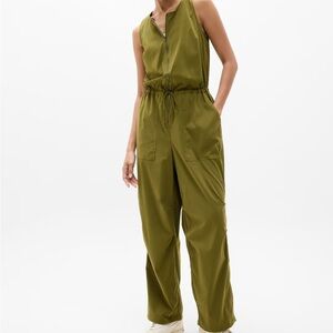 Athleta Green Flex Jumpsuit
